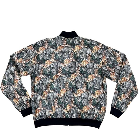 VTG 90s Walt Disney World Tyvek Jungle Cruise Full Zip Light Jacket Size Medium - Picture 2 of 7